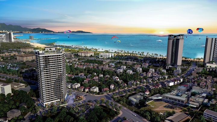 toàn cảnh căn hộ phú tài 2 central life quy nhơn