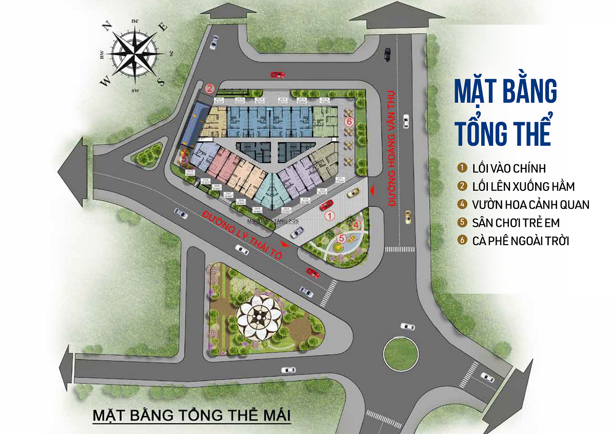 Mặt bằng tổng thể dự án Phú Tài 2 Central Life Quy Nhơn